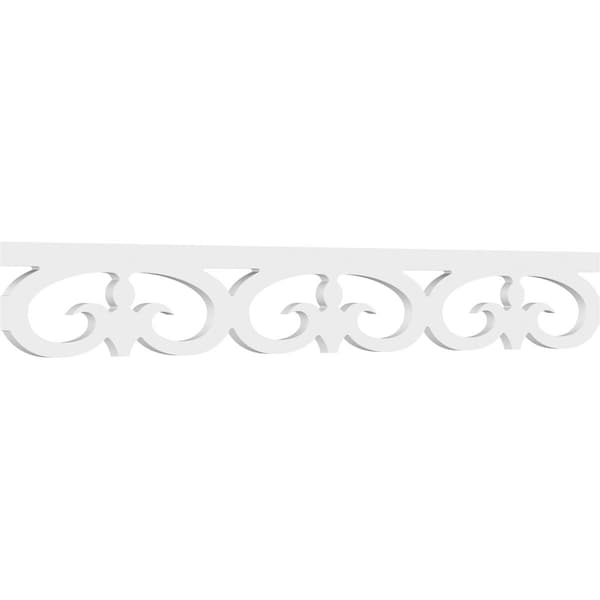 Ekena Millwork Fortuna Architectural Grade PVC Running Trim, 6"H x 5/8"P x 48"L RUNP06X0625X48FOR - main
